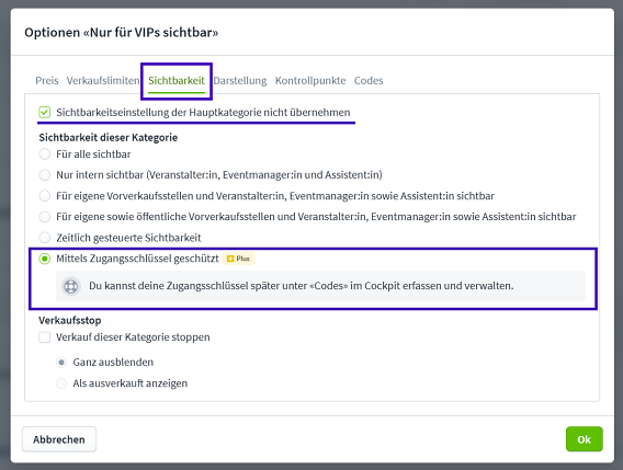 Zugangsschlüssel 2025 CH 4
