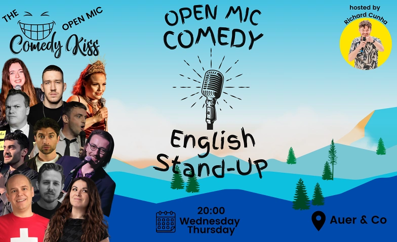 Wednesday Comedy Kiss Open Mic, Zurich Billets